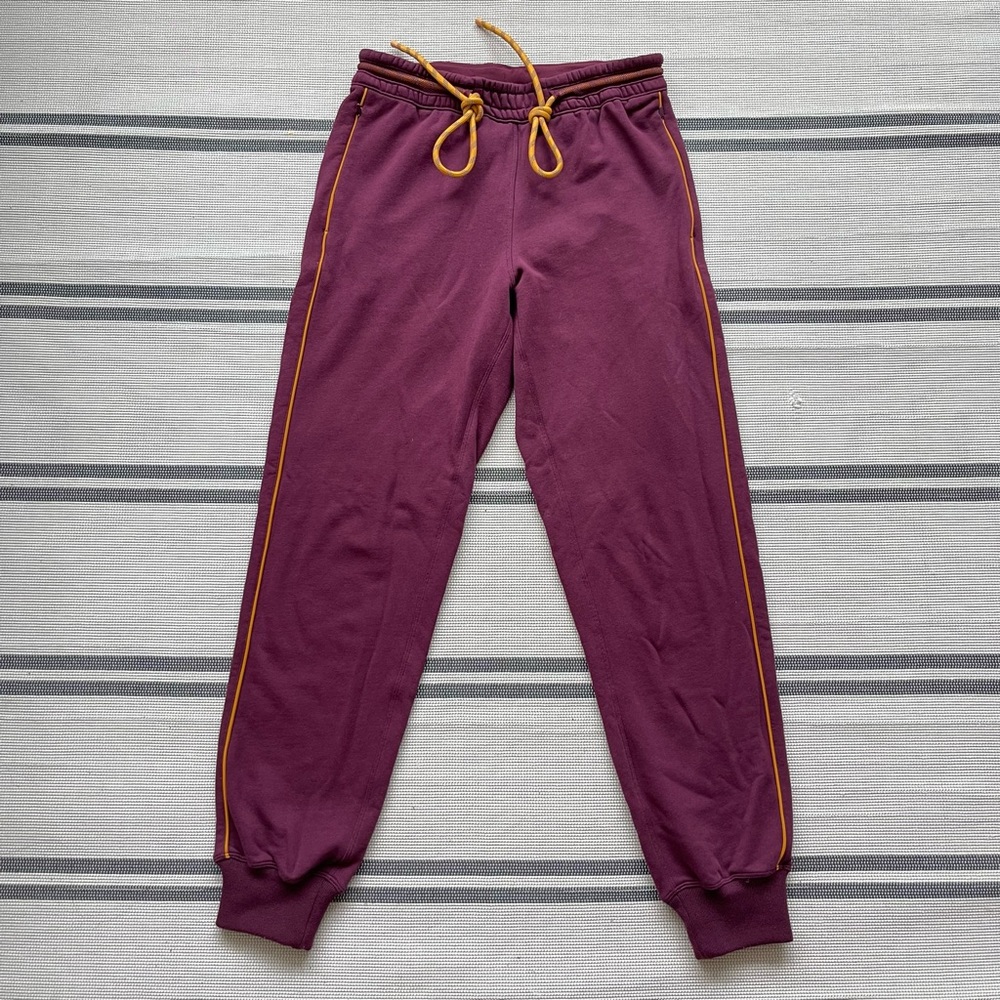 Lululemon x Roksanda Sweatpants Womens Size 6 Maroon Jogger Casual Lounge $178